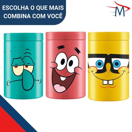 Imagem de Kit Porta Mantimentos Bob Esponja + Balança Digital de Cozinha