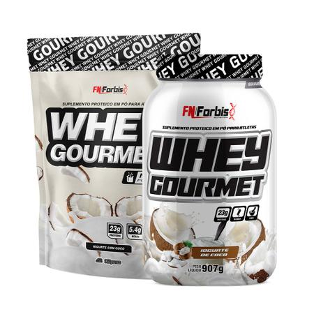 Imagem de Kit Pote + Refil Whey Protein Gourmet - FN Forbis Nutrition