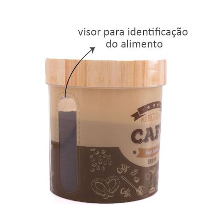 Kit Porta Mantimento Café + Açúcar 1,75L - Stars Produtos de Limpeza -  Cuiabá e Várzea Grande