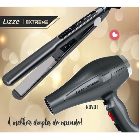 Imagem de Kit Prancha Lizze Extreme + Secador Lizze Extreme 2400w - 220V