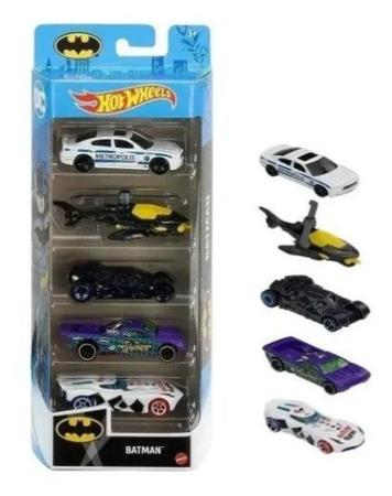 Carrinho - Hot Wheels Entertainment - Batman - Kit com 5 carrinhos MATTEL -  Shop Coopera