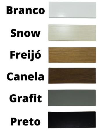 Imagem de Kit Prateleiras decorativas 100% MDF 30x10x1,5cm + Suporte de instalação resistente