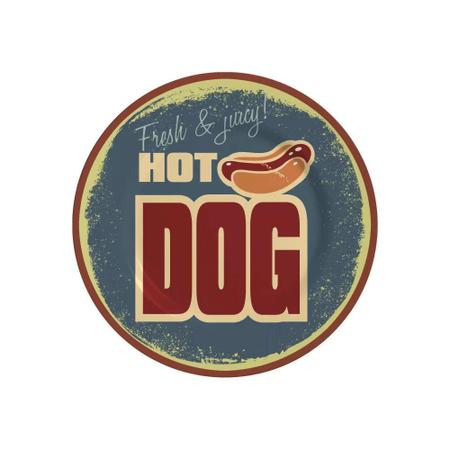 Imagem de Kit Pratos e Molheiras 8 Pçs Hot Dog Alleanza