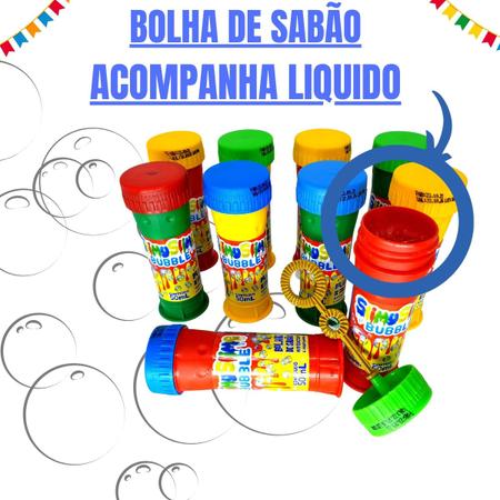 Imagem de Kit Prenda 10 Bolha De Sabão 10 Mola Maluca Lembrancinha Festa Aniversário Infantil Brinquedo Criança Atacado