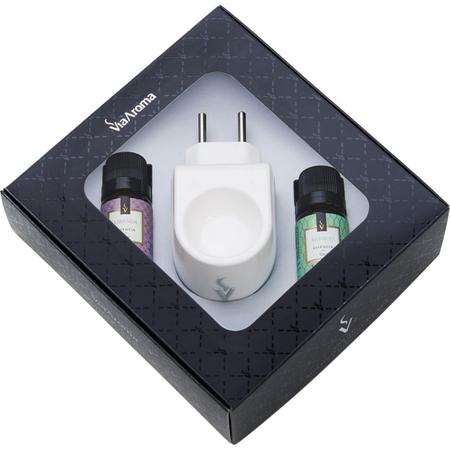 Imagem de Kit Presente Aromatizador Elétrico De Ambiente Standard Essências Bamboo e Lavanda