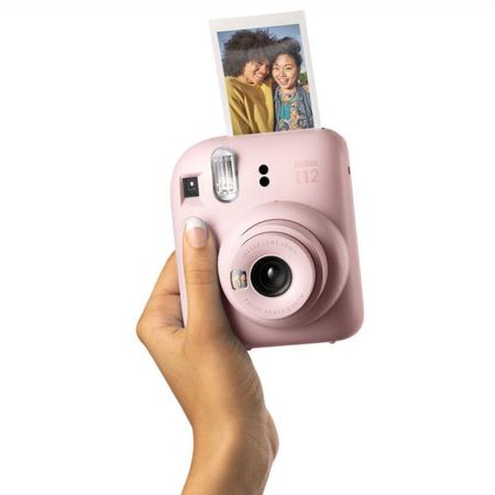 Imagem de Kit Presente Câmera Instax Mini 12 Com Filme Preto Branco + Filme Preto Rosa