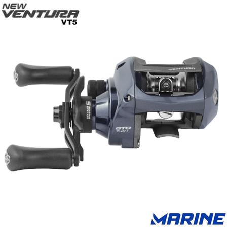 Imagem de Kit Presente Carretilha New VT5 + Vara Cesar 1,70m Estojo Completo de Pesca