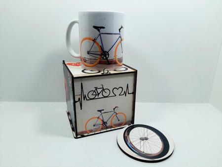 Imagem de Kit Presente Ciclistas Minha Magrela Caneca E Caixa Presente