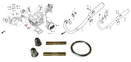 Kit Prisioneiro Coroa Com Porca Honda Cbx 200 Strada - Allen - Parafusos e  Porcas para Carro - Magazine Luiza