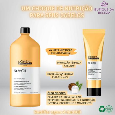 Imagem de Kit Profissional Loreal Nutrioil - Shampoo E Leave-In