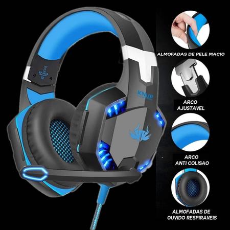 Fone De Ouvido Gamer Headset Para Jogos Free Fire