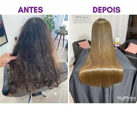 Imagem de Kit Progressiva Shampoo E Gloss Redutor Myphios 1L Proliss