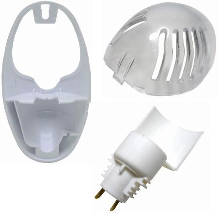 Imagem de Kit Proteção da Lâmpada Geladeira Brastemp Consul Original
