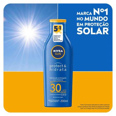 Imagem de Kit Protetor Solar Nivea FPS30 200ml FPS30100ml Nivea Sun