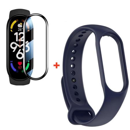 Relógio Xiaomi Mi Band 8 Original + 3 Pulseira 3 Película 3d