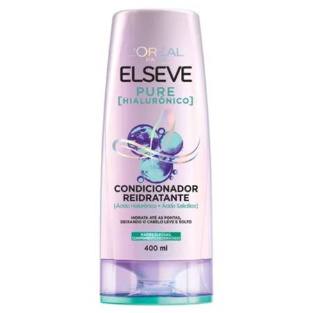 Imagem de Kit Pure Hialurônico Shampoo + Condicionador 400ml Elseve