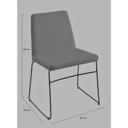 Imagem de Kit Quatro Cadeiras Paris Daf Mobiliário
