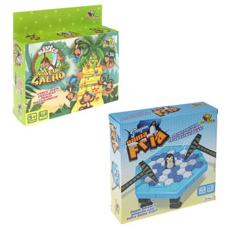 Jogo Cada Macaco No Seu Galho Brinquedo Pula Macaco Infantil, Magalu  Empresas