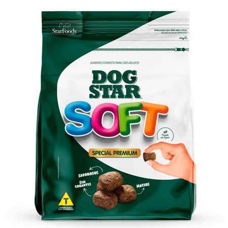 Imagem de KIT Ração para Cães DogStar Soft Sem Corantes Grão Macio x 8 unidades