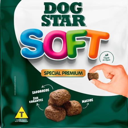 Imagem de KIT Ração para Cães DogStar Soft Sem Corantes Grão Macio x 8 unidades