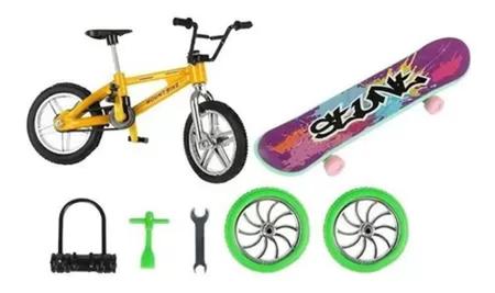 Kit Skate De Dedo X-Trick + 7 Acessórios Art Brink - Compre Agora - Feira  da Madrugada SP