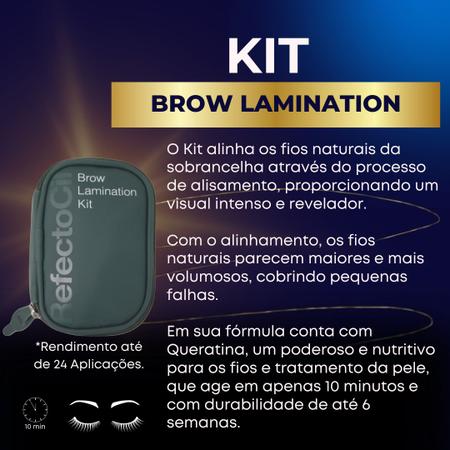 Imagem de Kit Refectocil Para Sobrancelhas/Cílios Brow Lamination 24 Aplicações