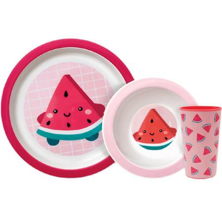 Kit Refeição Frutti - Melancia Buba Imagem de Kit Refeição Frutti - Melancia Buba