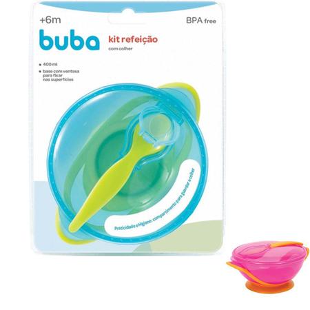 Colher De Silicone Para Bebê - Alimentação Para Baby - Buba - Kit Refeição  Infantil - Magazine Luiza