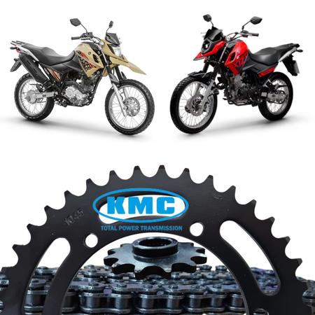 Imagem de Kit Relação Kmg Pro Xtz Crosser 150 2019 2020 2021 2022 2023