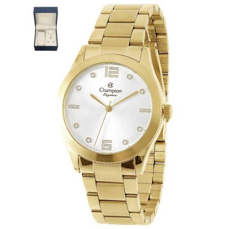 Kit Relógio Champion Elegance Feminino - CN25145W Imagem de Kit Relógio Champion Elegance Feminino - CN25145W