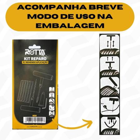 Imagem de Kit reparo p/ remendo aplicação carro e moto