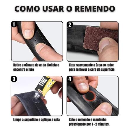 KIT Reparo Pneu Bike Completo Ciclismo Profissional Ferramenta - Unkle Imagem de KIT Reparo Pneu Bike Completo Ciclismo Profissional Ferramenta