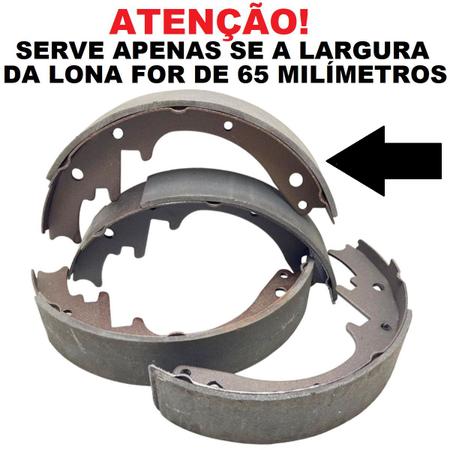 Imagem de Kit reparo + sapata patim lona + do tambor campana freio traseiro ford f250 f350 1998 a 2019