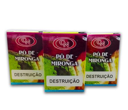 Imagem de Kit Revenda Pó de Mironga Destruição Completo 3 Unidades