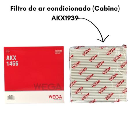 Imagem de Kit Revisao Filtro Troca Completa Wega Honda Civic 1.8 2.0 16v 4 Cilindro 