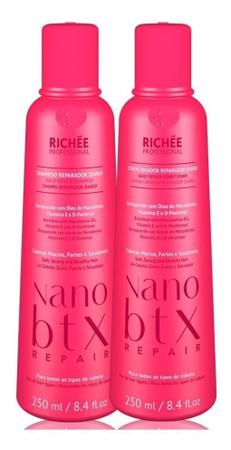 Imagem de Kit Richee Professional Nanobtx Repair Shampoo+Condicionador 2x250ml