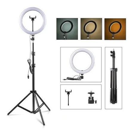 Imagem de Kit Ring Light 10 Polegadas Tripé Youtuber Selfie Pro