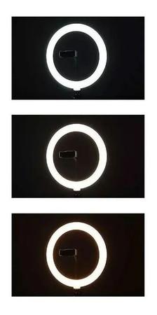 Imagem de Kit Ring Light Luz Led Anel 26cm Selfie  + Tripé 1,8m com Controle Profissional