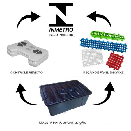 Robo Boxe Luta, Kit de Robótica Educacional Montagem Elétrico Controle  Remoto, 8+