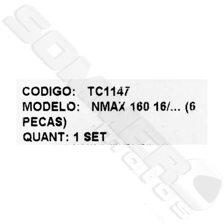 Kit Rolete Embreagem Polia Contra Peso Nmax 160 2016 A 2023 - T-Mac Imagem de Kit Rolete Embreagem Polia Contra Peso Nmax 160 2016 A 2023