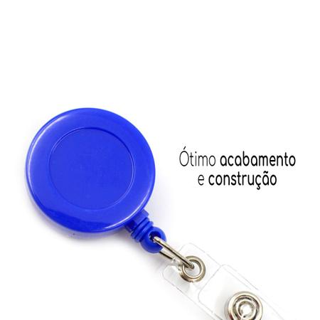 Kit Roller Clip Retratil Nylon De Cracha Cartao Trabalho - TEX WEB Imagem de Kit Roller Clip Retratil Nylon De Cracha Cartao Trabalho