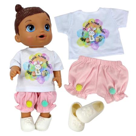 Kit Roupas para Boneca Baby Alive 20