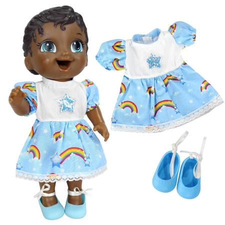 kit 4 roupas para baby alive - Vestidos para boneca Baby Alive