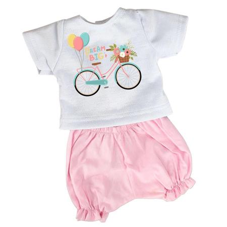 KIT ROUPA BONECA PARA REBORN 46/56CM - 8 ITENS JARDINEIRA INDIOZINHOS  CASINHA 4 - Ri Happy