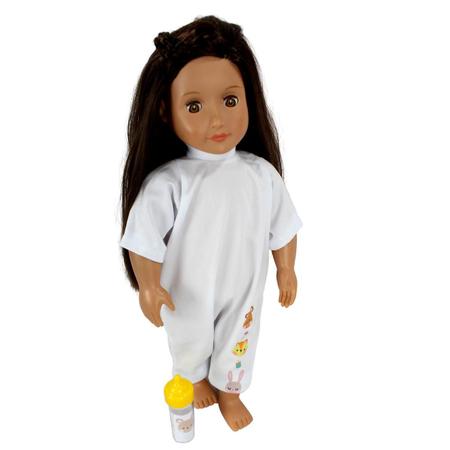 Kit 5 Peças Macacão para Bebê da Barbie Roupinhas Boneca
