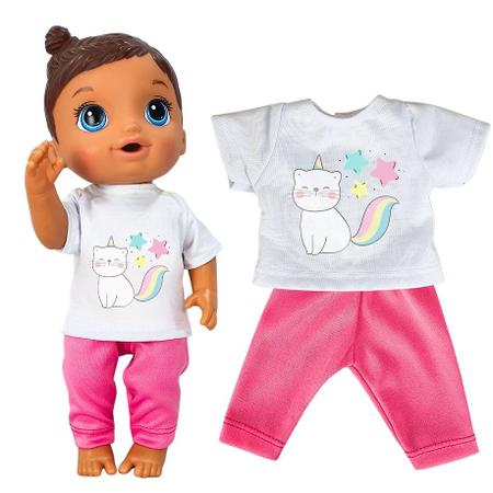 Roupinhas De Boneca Baby Alive - Kit Com 4 Peças