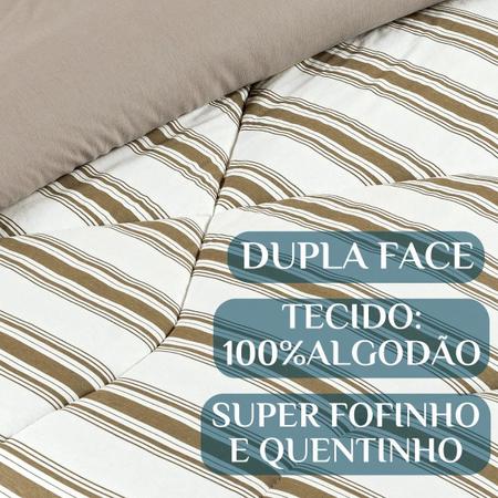 Kit Roupa Cama Edredom Super King Scarlett 100% Algodao - De Luca Enxovais Imagem de Kit Roupa Cama Edredom Super King Scarlett 100% Algodao