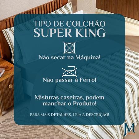 Kit Roupa Cama Edredom Super King Scarlett 100% Algodao - De Luca Enxovais Imagem de Kit Roupa Cama Edredom Super King Scarlett 100% Algodao