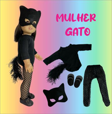 ROUPA P/BONECA BLACK KITTEN MOD.AMERICAN GIRL - ROUPA PARA BONECA