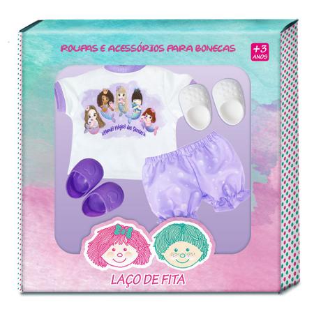 Kit Roupa Boneca Luxo Reborn Adora Mundo Mágico Das Sereias no Shoptime